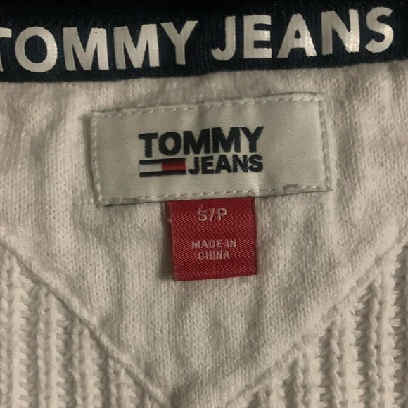 Tommy Jeans Colorblock Cropped Cardigan - Picture 11 of 11
